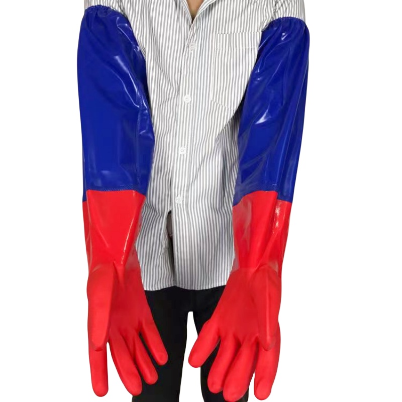 Rubber Glove Cleaning - Waterproof and warm rubber gloves, thickened