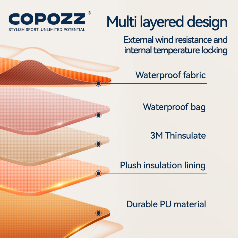 COPOZZ 3M Thinsulate Ski Glove - Gardening Glove Waterproof recension och pris