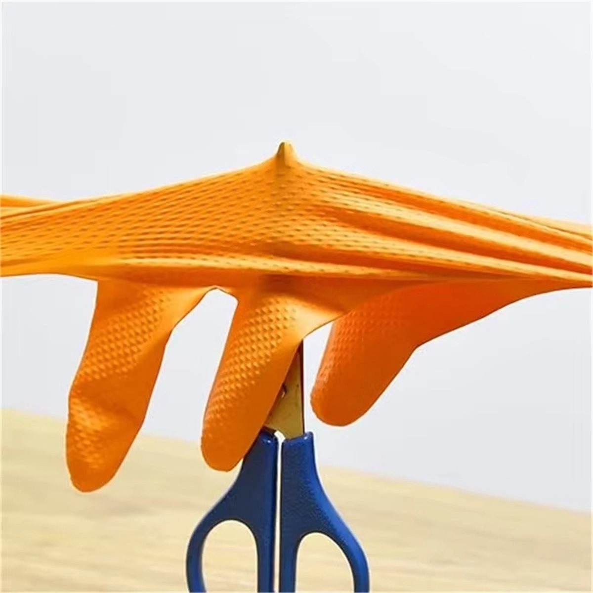 NEW Heavy Duty Orange Nitrile  - Nitrile Mechanic Glove recension och pris