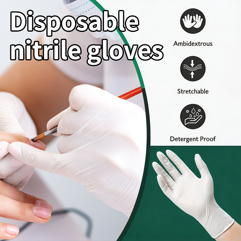 10/50/100/200/400PCS Nitrile D - Nitrile Mechanic Glove recension och pris