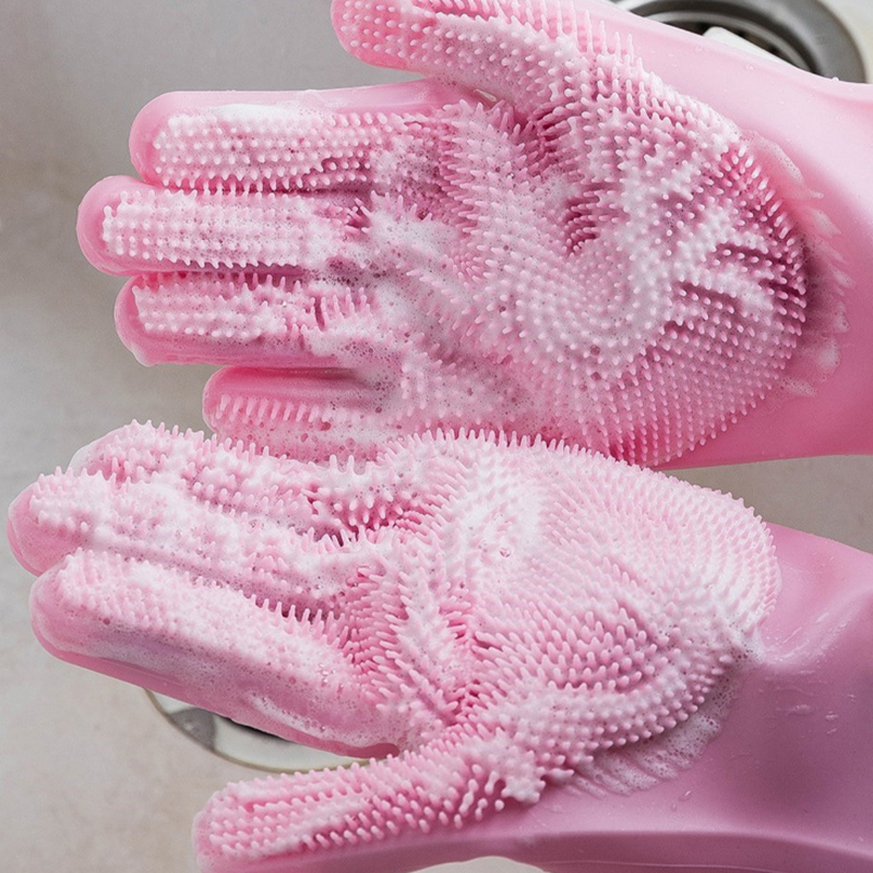 Dishwashing Cleaning Gloves Ma - Rubber Glove Cleaning recension och pris