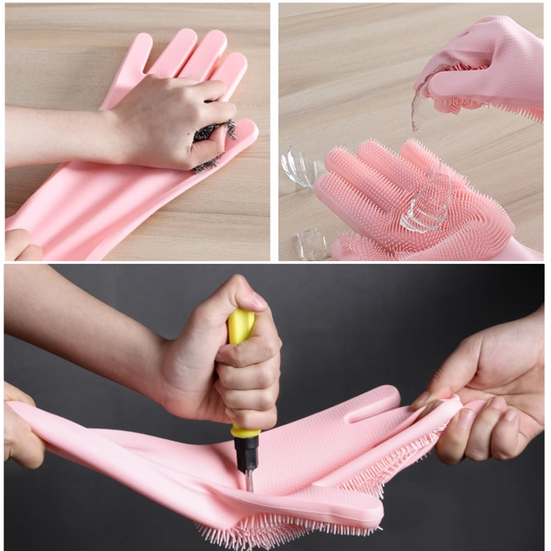 Dishwashing Cleaning Gloves Ma - Rubber Glove Cleaning recension och pris